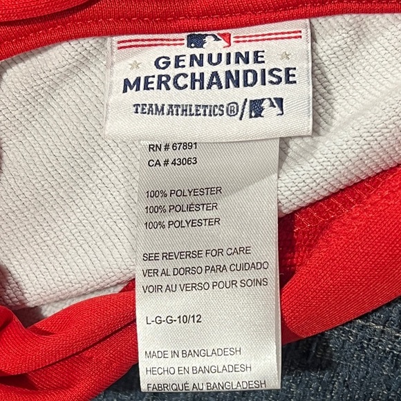 St. Louis Cardinals Kids Red and Gray Hoodie Pullover Youth Sweatshirt - Picture 3 of 3